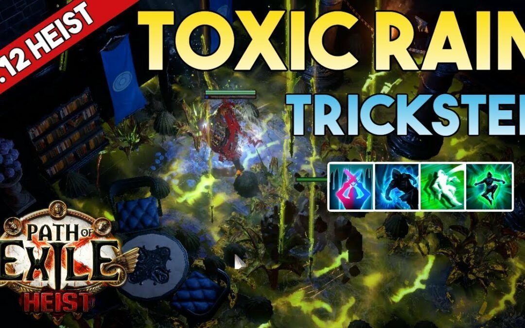 Trickster Toxic Rain/Caustic Arrow – Khởi đầu league – SSF – Kháng mọi hiệu ứng